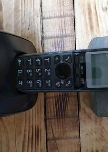 Panasonic Beyaz Gri Kablosuz Telefon - Görsel 3