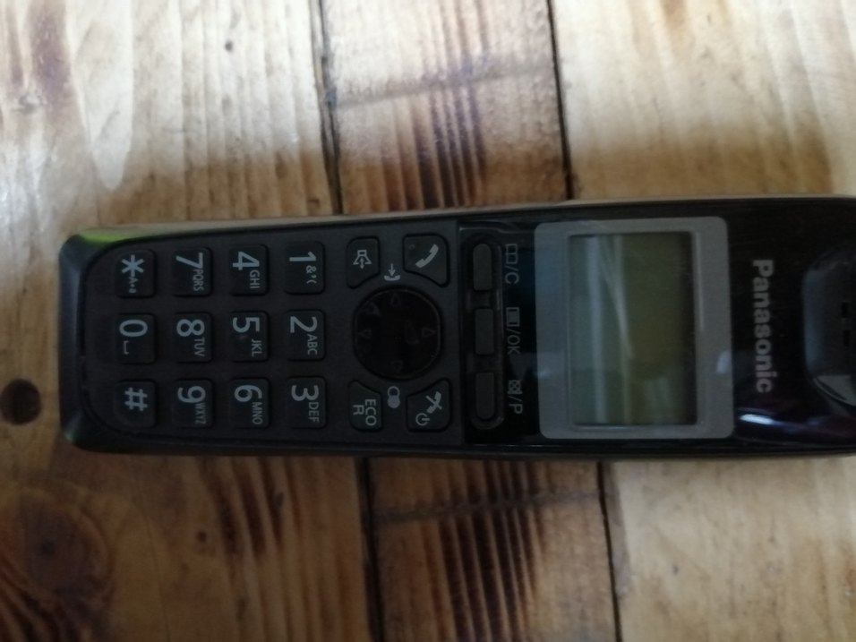 Panasonic Beyaz Gri Kablosuz Telefon - Görsel 2