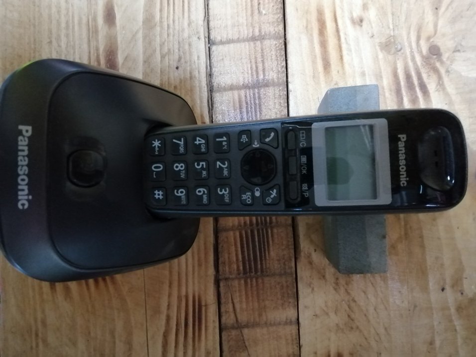 Panasonic Beyaz Gri Kablosuz Telefon - Görsel 3