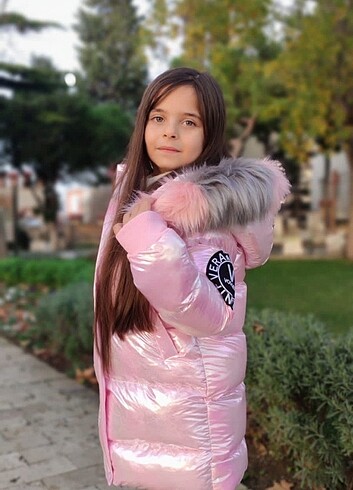 9 Yaş Beden mavi Renk Kız su gecirmez mont