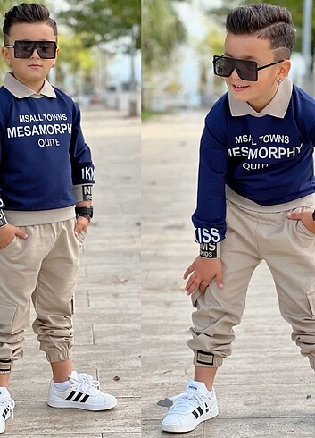 Diğer Üst iki ip alt gabardin pantalon