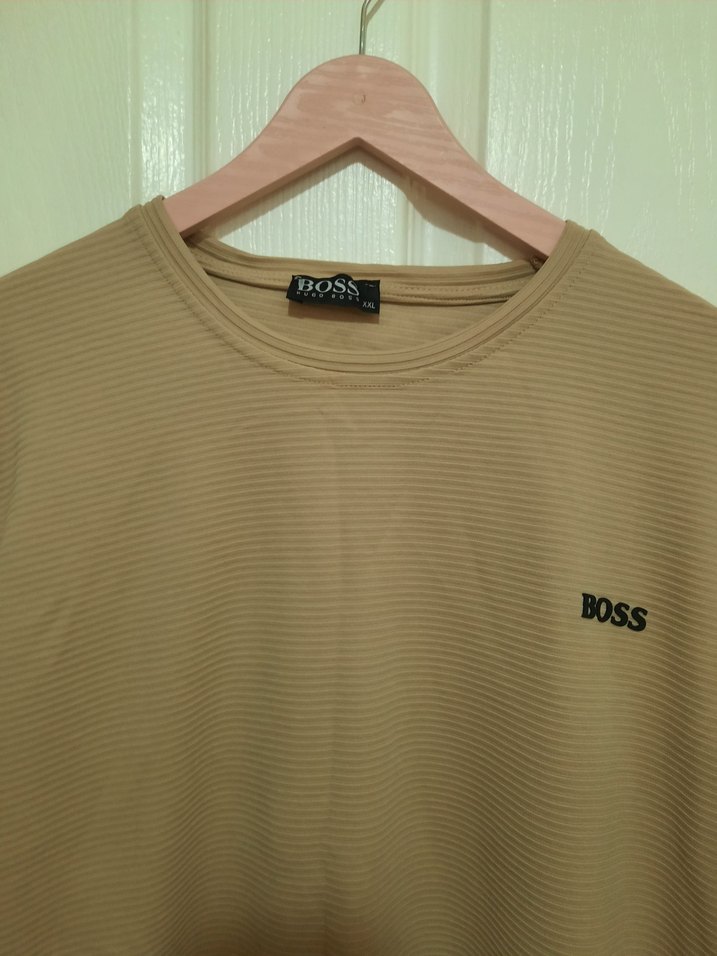 Bej Erkek  Tişört Loose Fit - Görsel 2