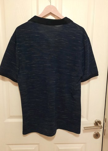 Lacivert Düğmeli Erkek Polo Tişört - Görsel 3