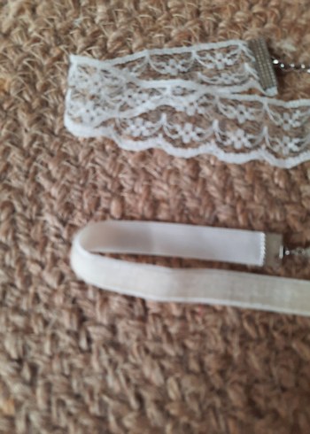 kadife dantel 2 li choker set - Görsel 6