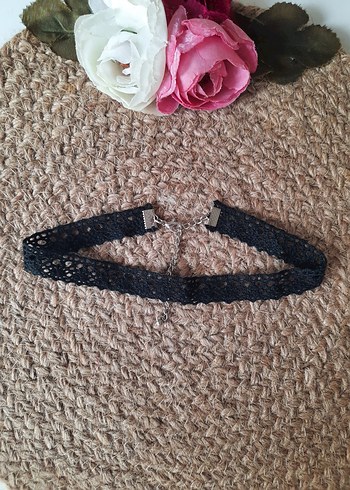 dantel fisto choker kolye - Görsel 2