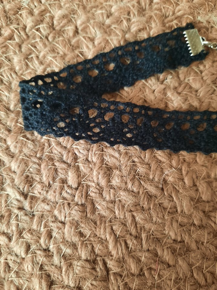 dantel fisto choker kolye - Görsel 3