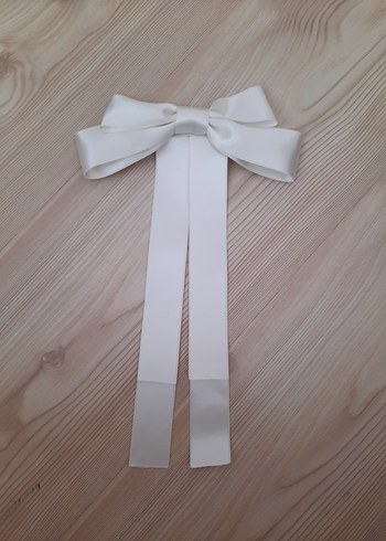 saten çift kurdele pinteres saç tokası - Görsel 13