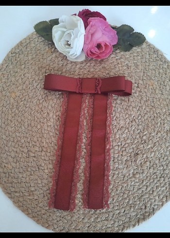 Dantel Detaylı otomatik kurdele toka - Görsel 3