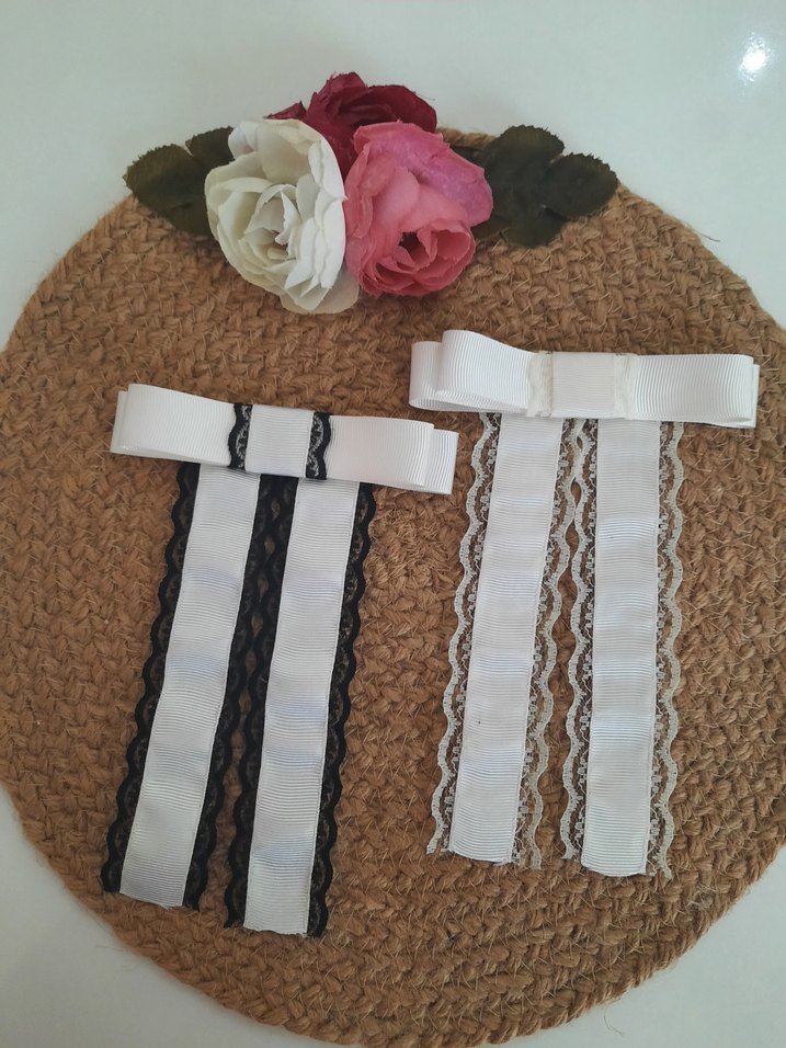 Dantel Detaylı otomatik kurdele toka - Görsel 4