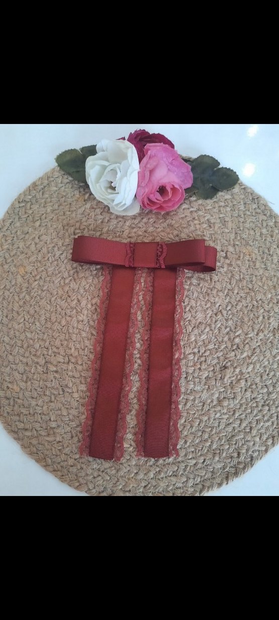 Dantel Detaylı otomatik kurdele toka - Görsel 3