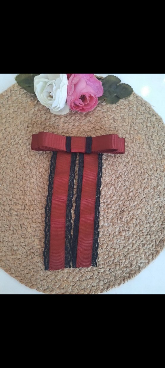 Dantel Detaylı otomatik kurdele toka - Görsel 2