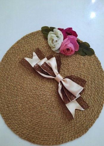 Dantel Detaylı Siyah Fiyonk Saç Aksesuarı - Görsel 8