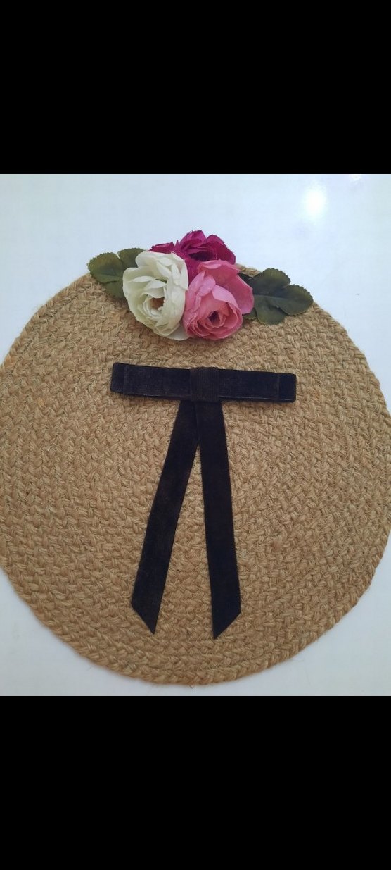 kadife kurdele fiyonk broş - Görsel 5