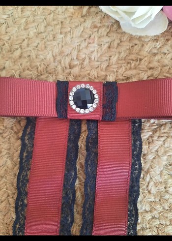 dantel işlemeli otomatik toka - Görsel 5