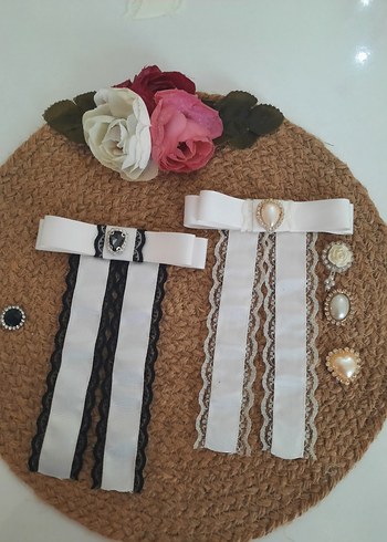 dantel işlemeli otomatik toka - Görsel 10