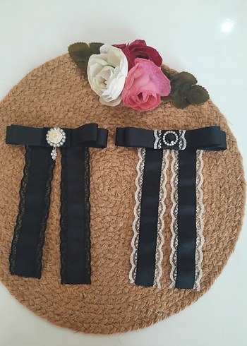 dantel işlemeli otomatik toka - Görsel 19