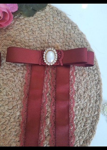 dantel işlemeli otomatik toka - Görsel 7