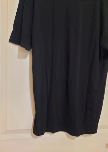 Mavi Baskılı Siyah Tişört - Görsel 5