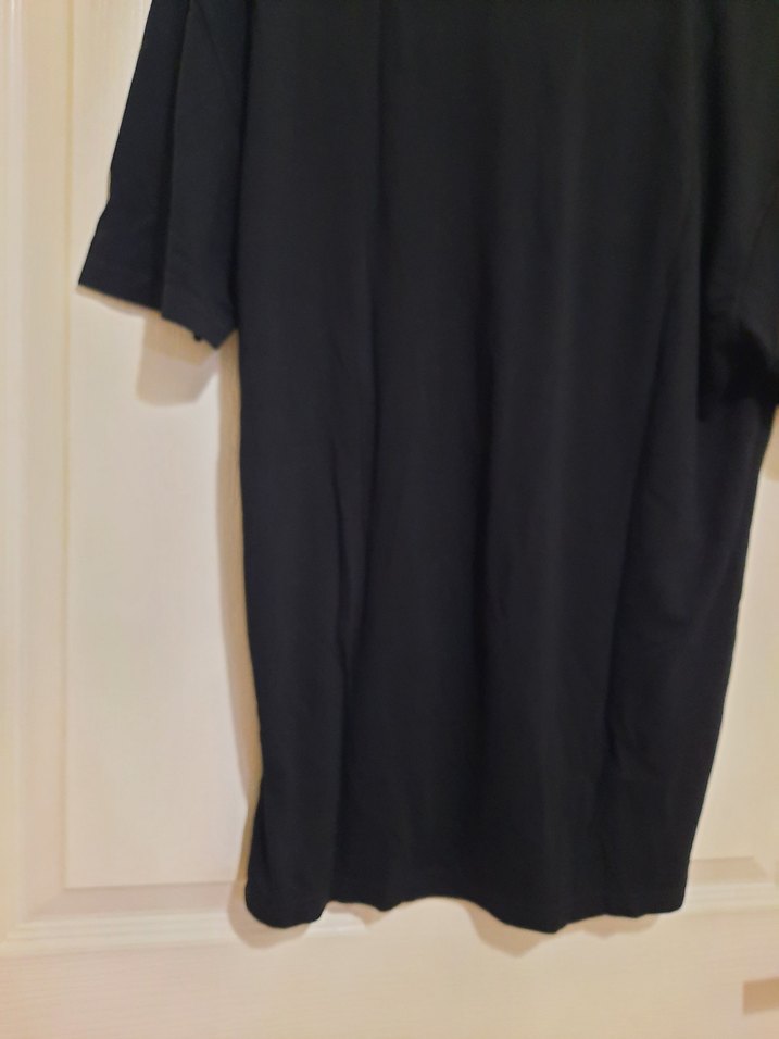 Mavi Baskılı Siyah  Tişört - Görsel 5