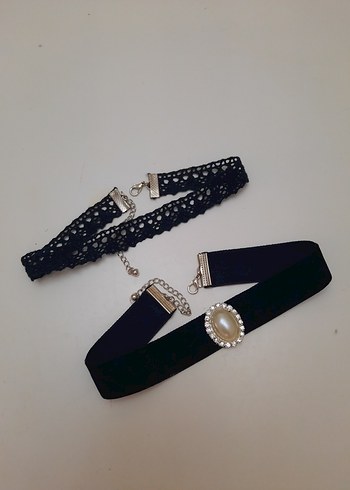 Tasarımcı Klasik Siyah Mini Gotik kadife tasmaKolye