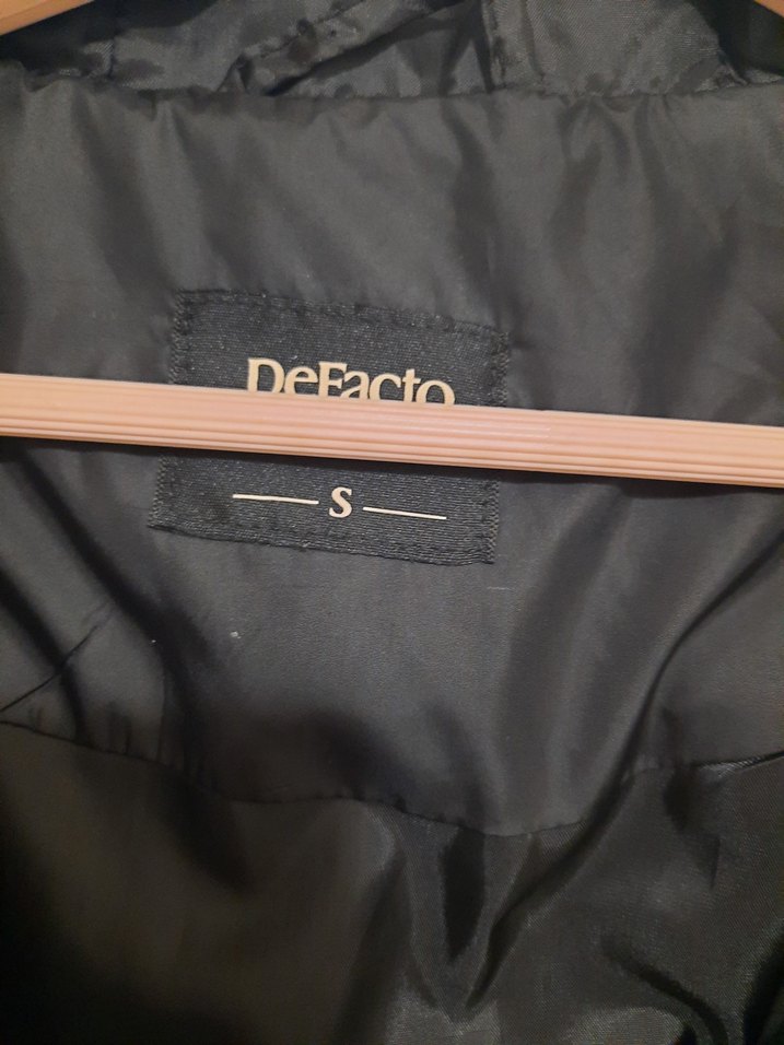 Siyah orta boy kapişonlu yağmurluk trençkot - Görsel 4