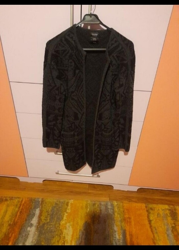 Bershka XS beden uzun hirka - Görsel 4