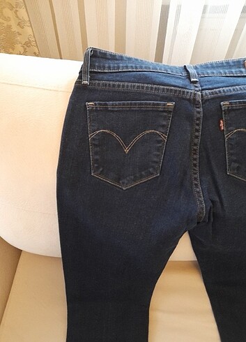 Levis 28x30 lacivert kot pantolon - Görsel 4