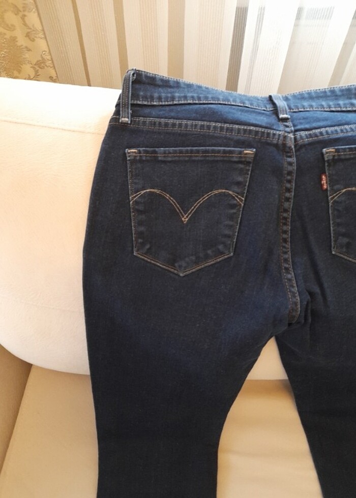 Levis 28x30 lacivert kot pantolon - Görsel 4