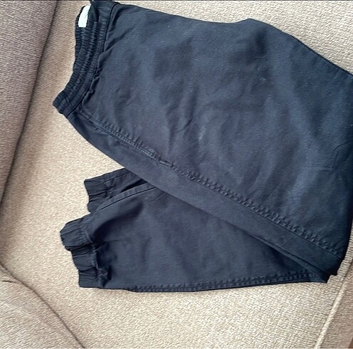 Pull bear S beden erkek çocuk kanvas pantolon - Görsel 5