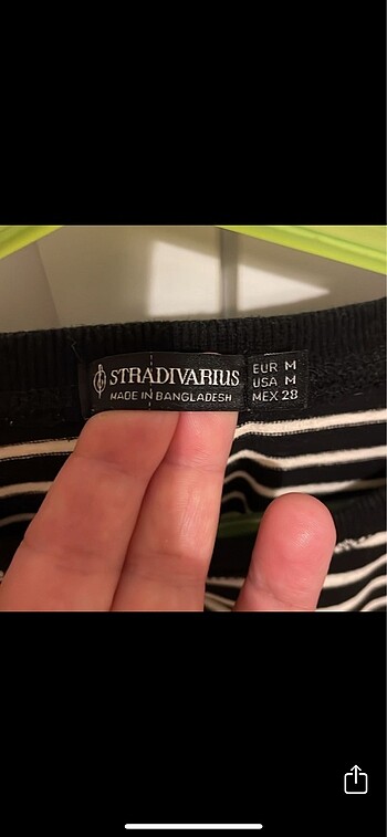 m Beden siyah Renk Stradvarıus M beden bluz