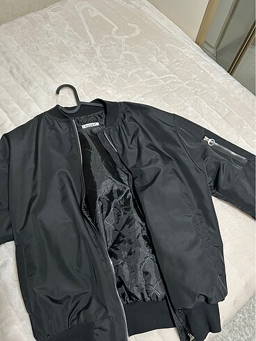 Zara Siyah Bomber Ceket