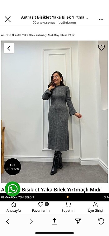 Hm model muadili Triko Elbise S Beden