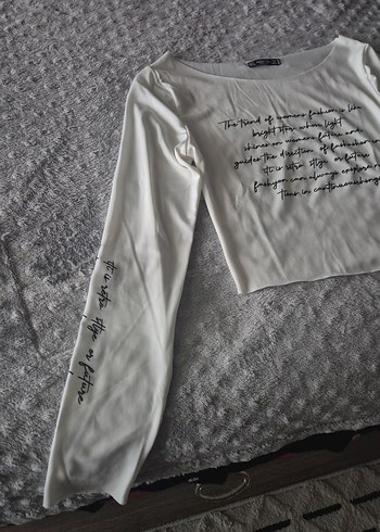 beyaz crop spor body - Görsel 4