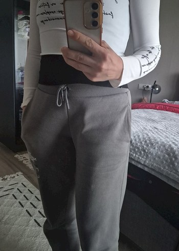 beyaz crop spor body - Görsel 2