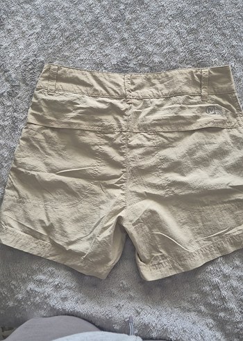 Bej Kemerli Kadın Mini Şort - Görsel 2