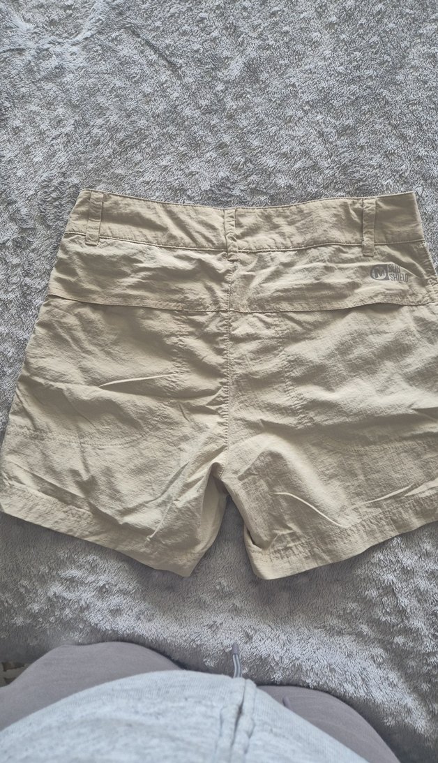 Bej Kemerli Kadın Mini Şort - Görsel 2