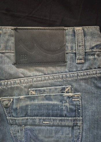 Düğmeli Gri Denim Mini Etek - Görsel 5