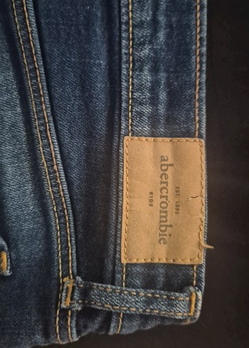 Kadın Mavi Mini Kot Şort - Görsel 3