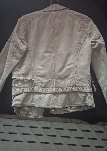 Gri Süet Kadın Deri Ceket - Görsel 3