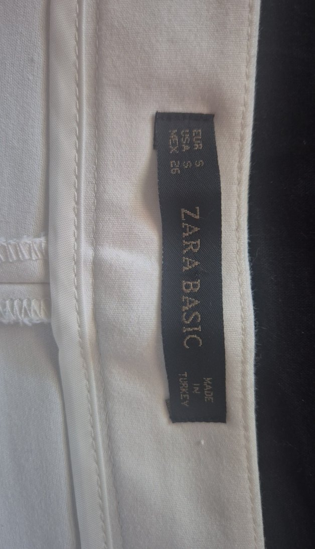 Beyaz Piliseli Kadın Kumaş şort etek - Görsel 2