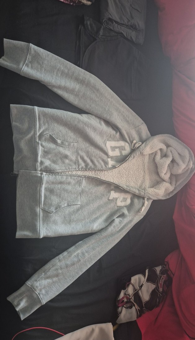 Gri Fermuarlı Erkek Polar Sweatshirt - Görsel 2