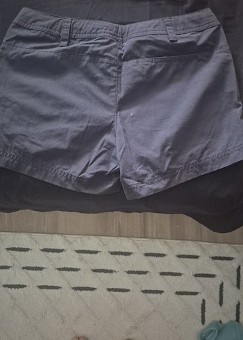 Gri Rahat Kesim Nike Mini Kot Şort - Görsel 2