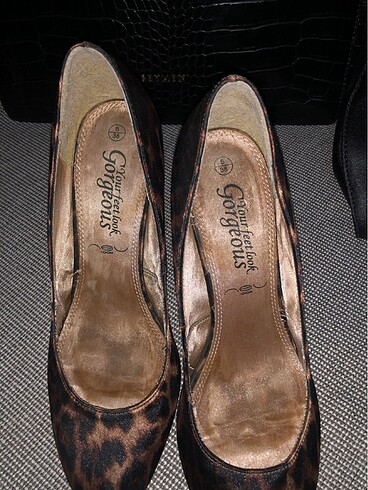 New Look Leopar desenli stiletto