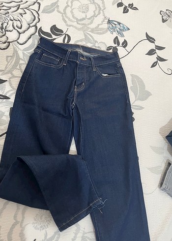 Levis Düz Mavi Kadın Denim Pantolon