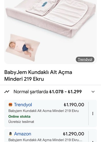 BabyJem Kundaklı Alt Açma Minderi 219 Ekru