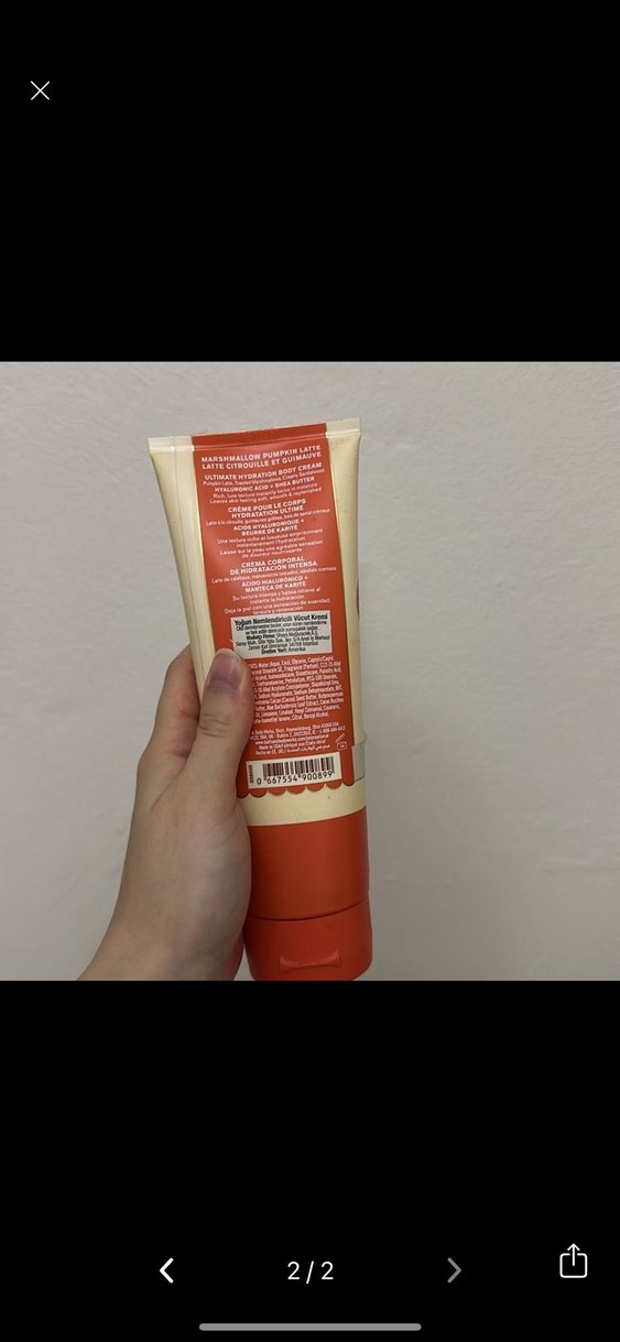 Bath&body Works vücut kremi marshmallow pumpkin latte - Görsel 2