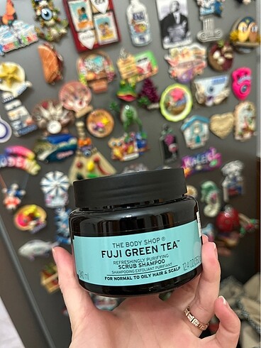 The body shop fuji green tea saç peelingi
