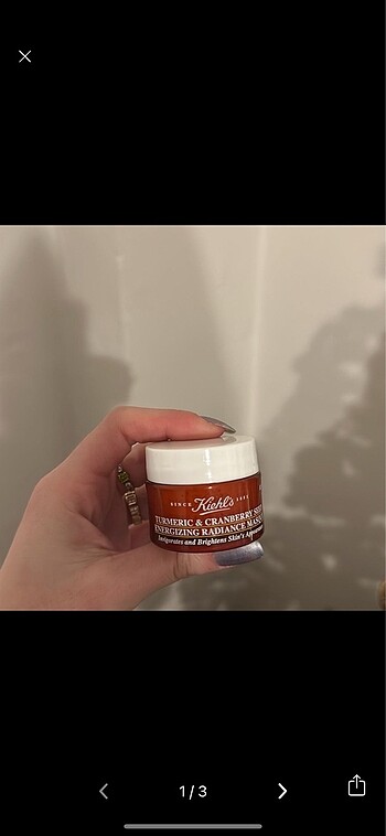 Kiehl?s turmeric cranberry maske
