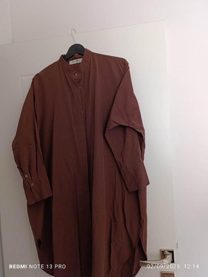 hanım hatun Keten Kadın Gömlek - Görsel 2