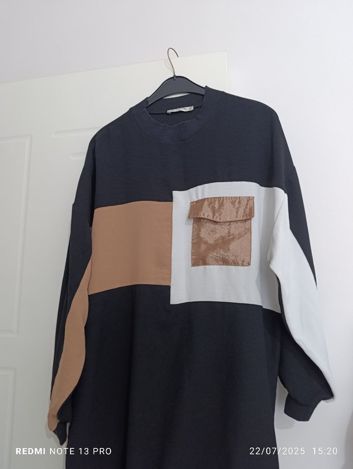 Kadın Oversize Uzun Kollu Sweatshirt - Görsel 3